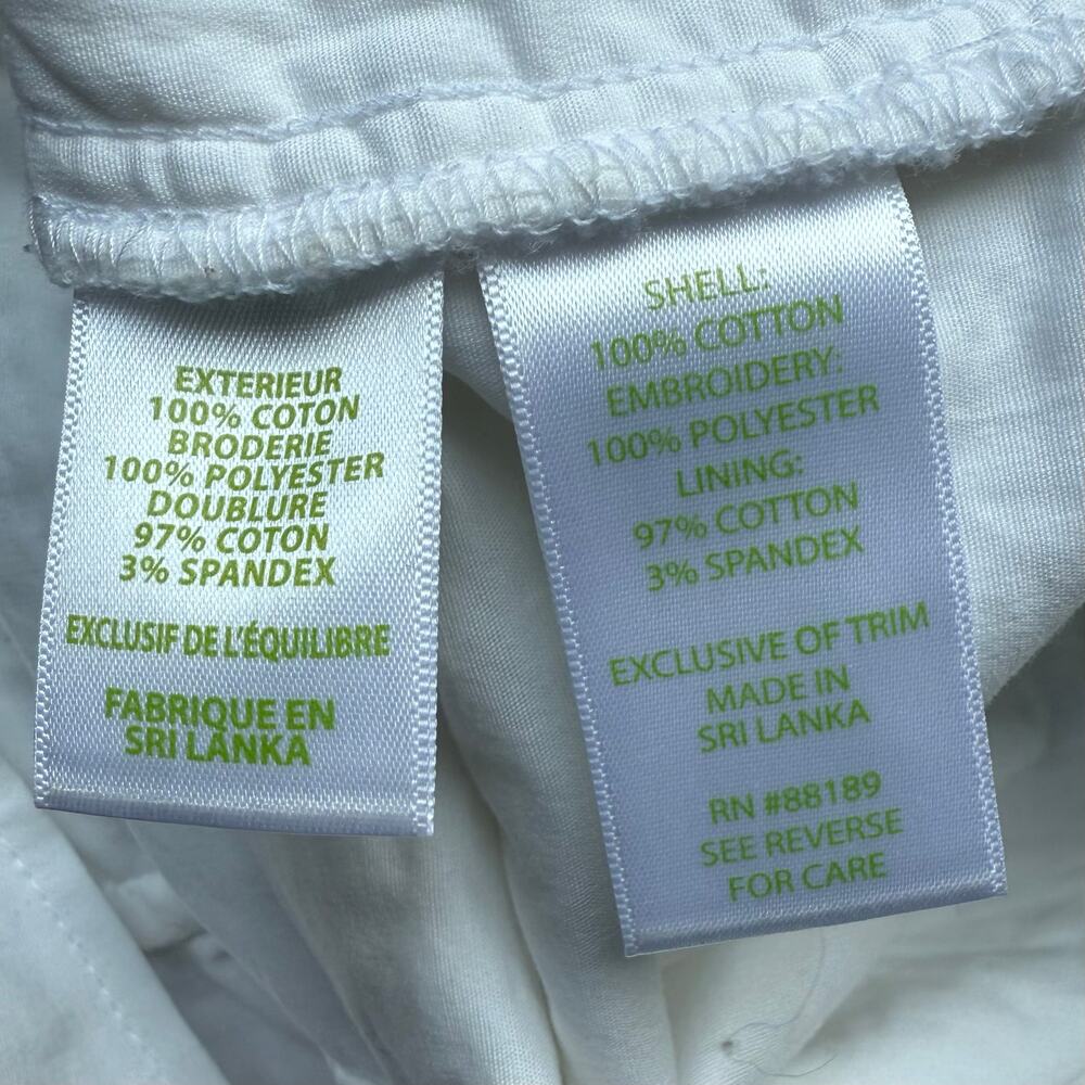 Lilly Pulitzer Shell Skort Size 2 Small Coastal Boho Preppy Cotton Mini - Picture 7 of 10
